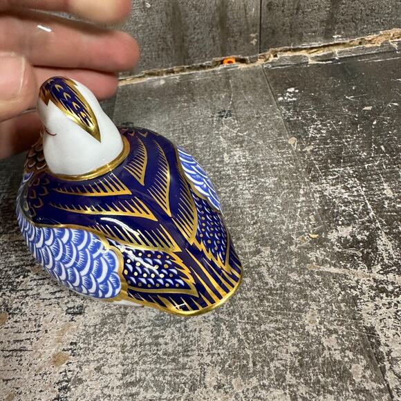 Royal Crown Derby English Bone China DUCK Paperweight Figurine - Picture 4 of 11